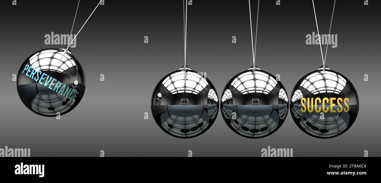 Perseverance leads to Success. Cause and effect relation between them