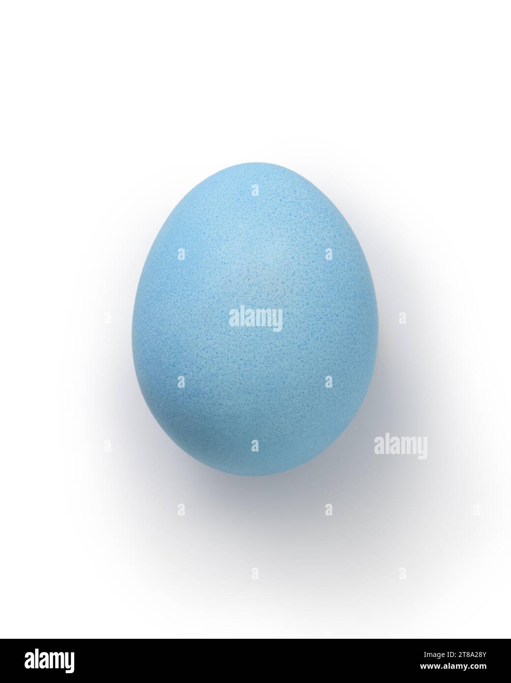 blue easter egg isolated on white background, with shadow Stock Photo ...