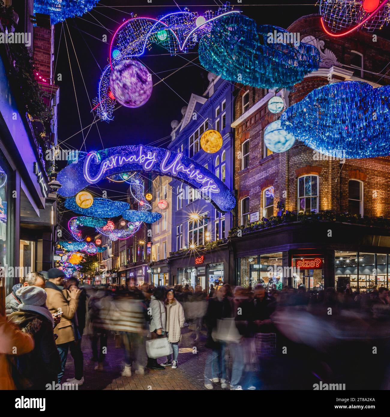 Evening in London on Carnaby Street