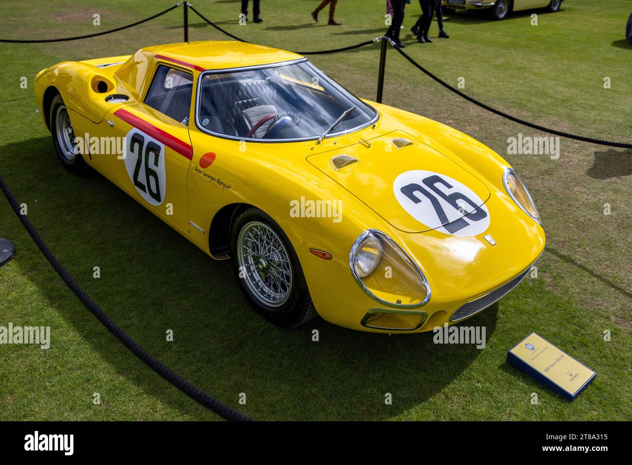 1965 Ferrari 250 LM, on display at the Salon Privé Concours d’Elégance motor show held at Blenheim Palace. Stock Photo