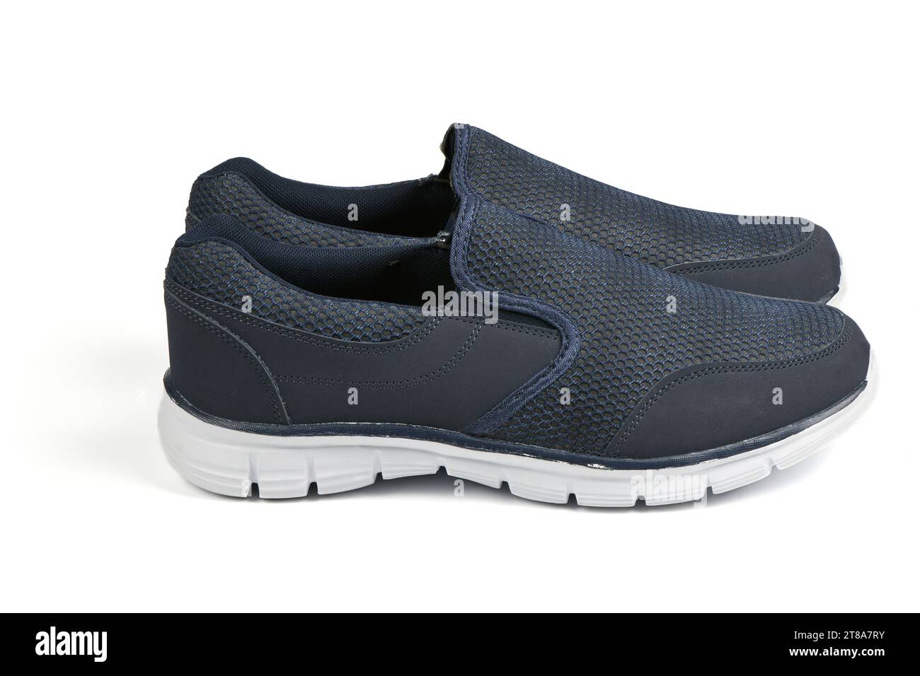 Shoes High Resolution Pair of black fashionable stylish sports casual shoes isolated on white ...