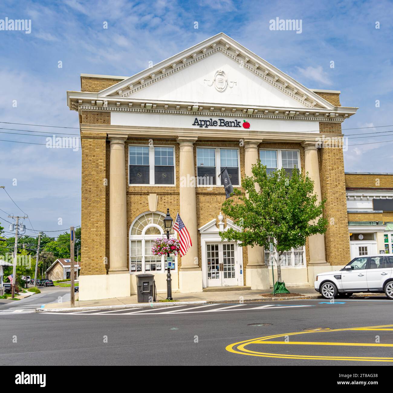 apple bank in sag harbor, ny Stock Photo