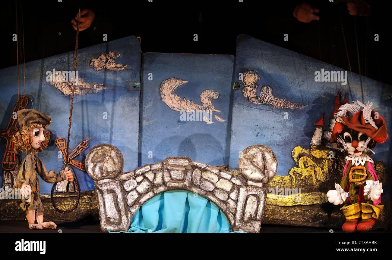 Kyiv, Ukraine September 1, 2023 Puppets of the Kyiv State Puppet