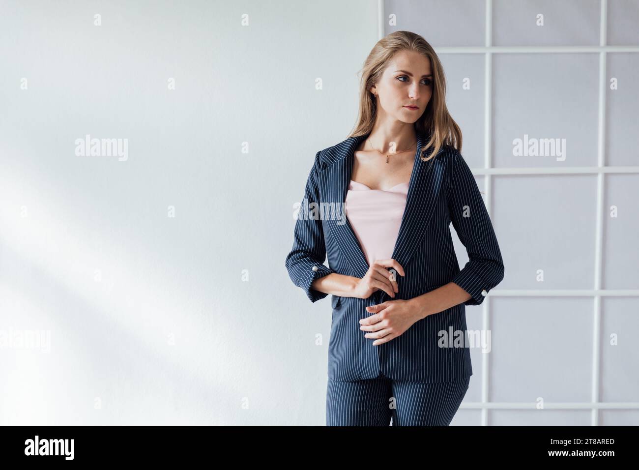 business woman in suit office worker in office Stock Photo - Alamy