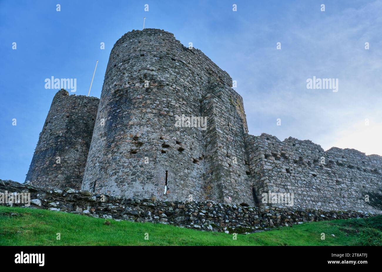 Criccieth Castle, Criccieth, Gwynedd, Wales Stock Photo