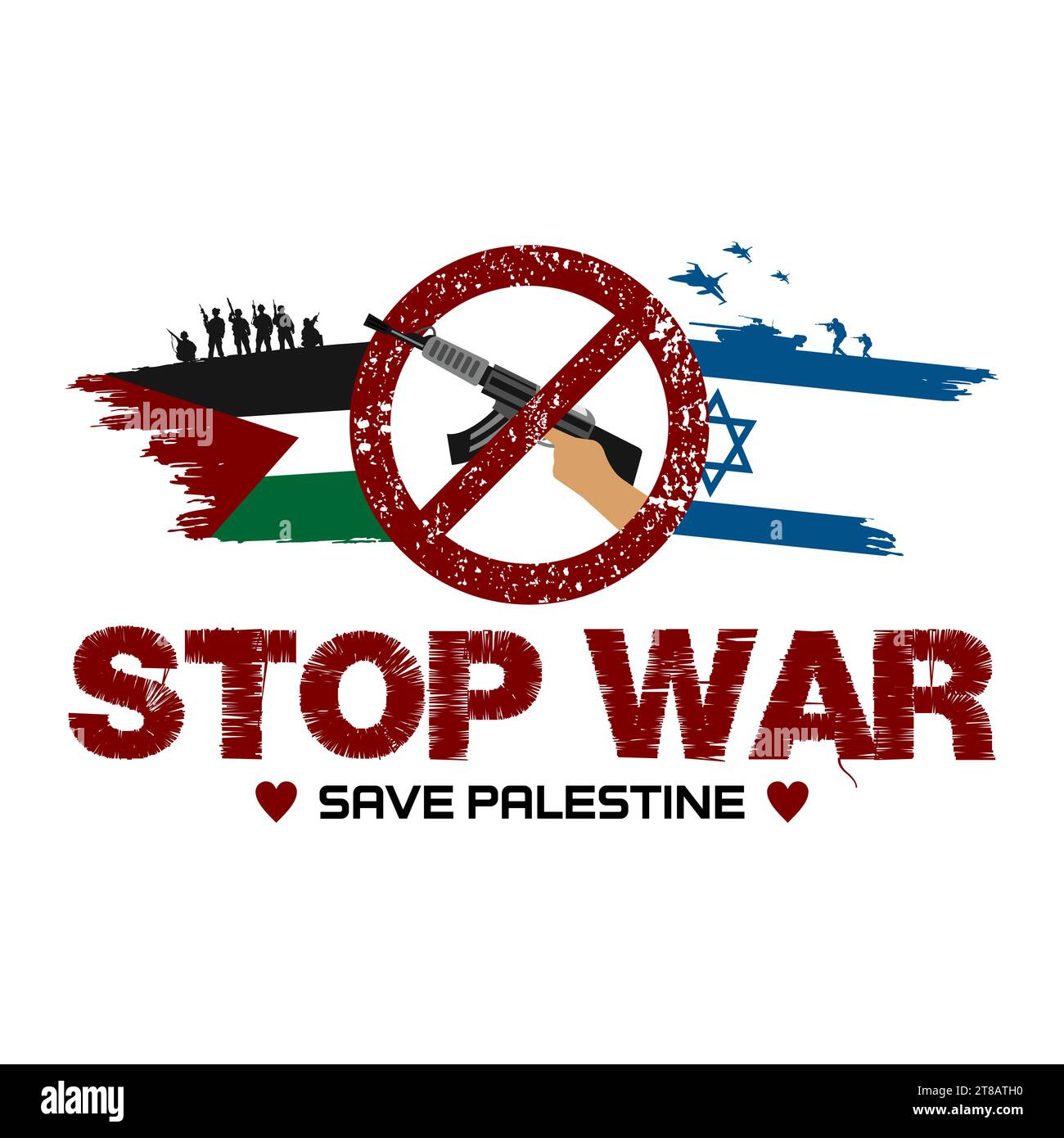 Free Palestine. No war. Flag of Palestine. Support for Palestine. Peace