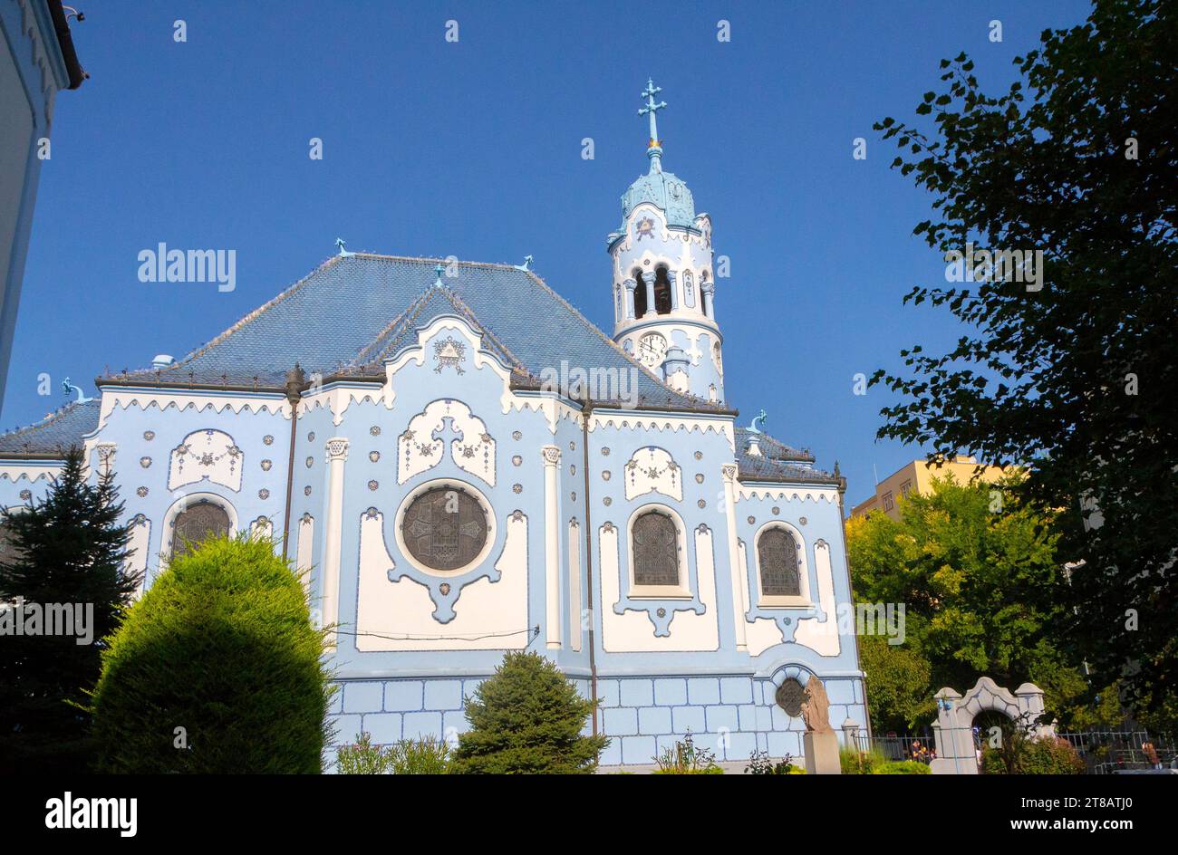 Explore the enchanting allure of the Blue Church in Bratislava, a