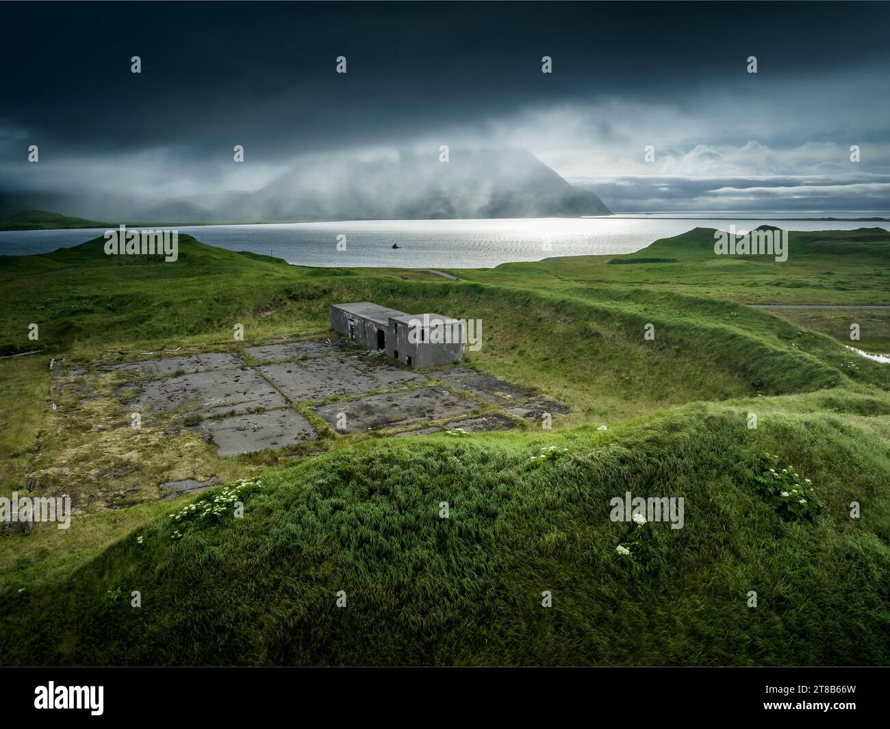 Abandoned structures of Adak, Alaska Stock Photo Alamy