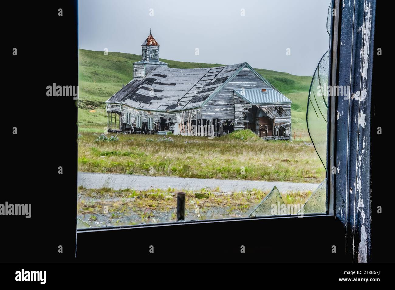 Historic Bering Hill Chapel at Adak, Alaska Stock Photo Alamy