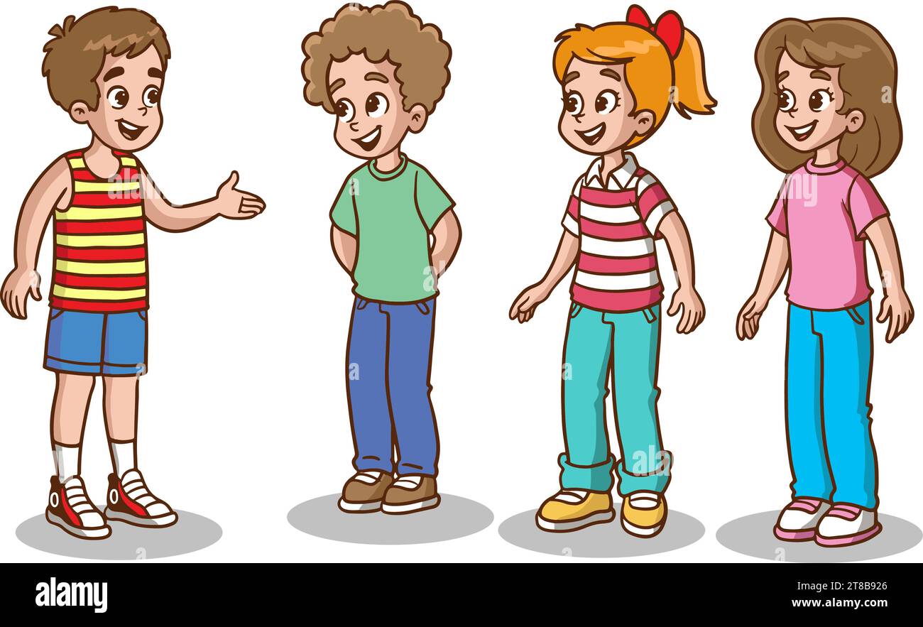Group Of Kids Chatting Vector Illustration Stock Vector Image Art Alamy group-of-kids-chatting-vector-illustration-stock-vector-image-art-alamy
