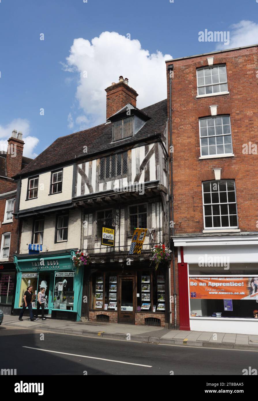 Engall castle estate agents, Tewkesbury England UK, 155 High Street