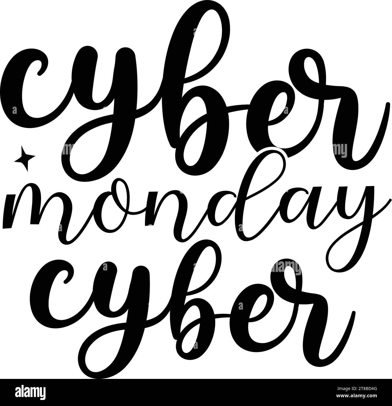 Cyber Monday Cyber Stock Vector