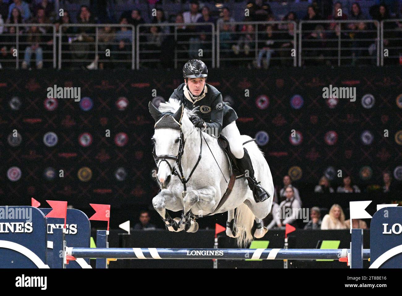 Prague, Czech Republic. 19th Nov, 2023. Eoin McMahon with his horse Mila from the Riesenbeck