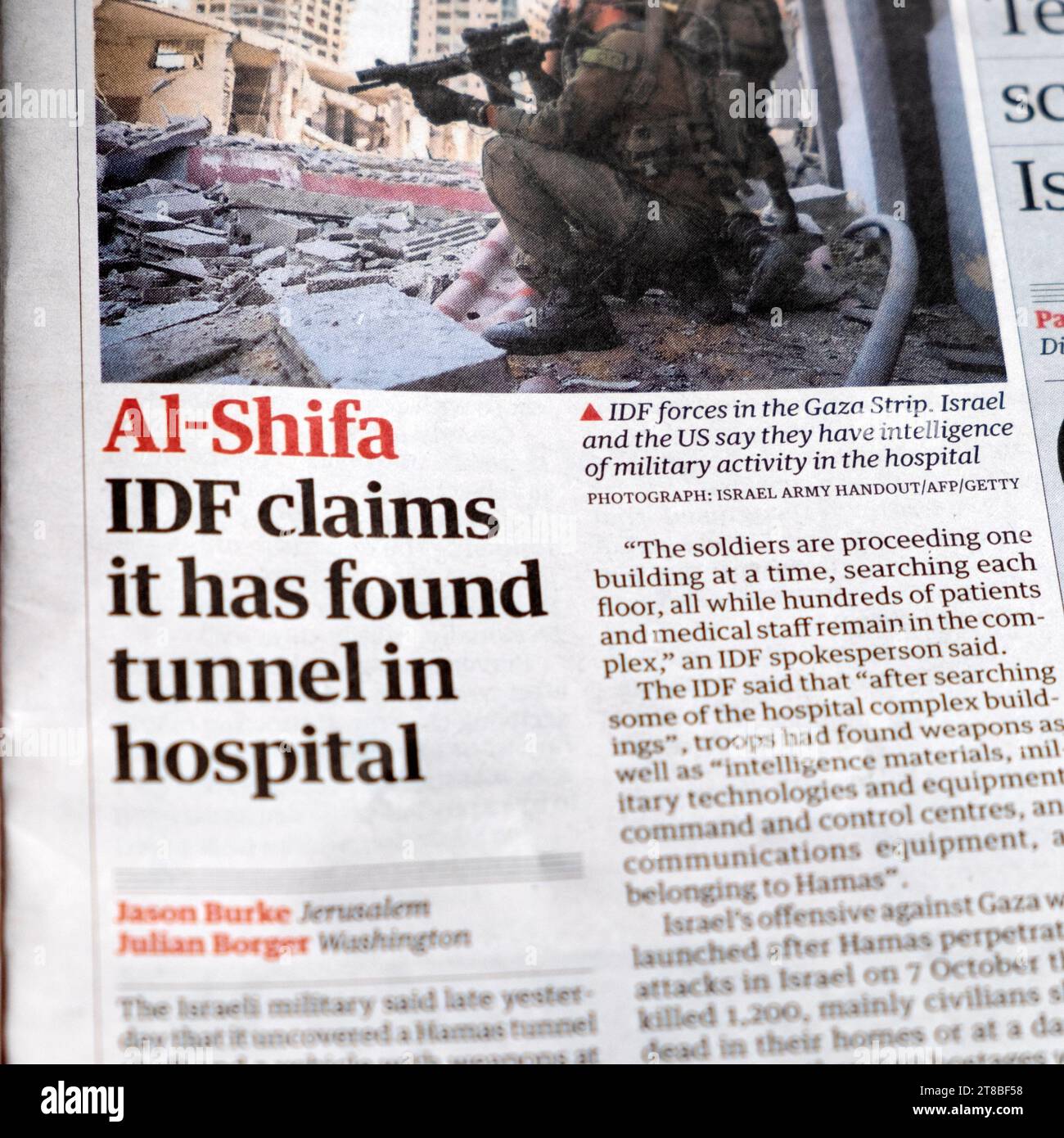 Al shifa hospital idf hi-res stock photography and images - Alamy