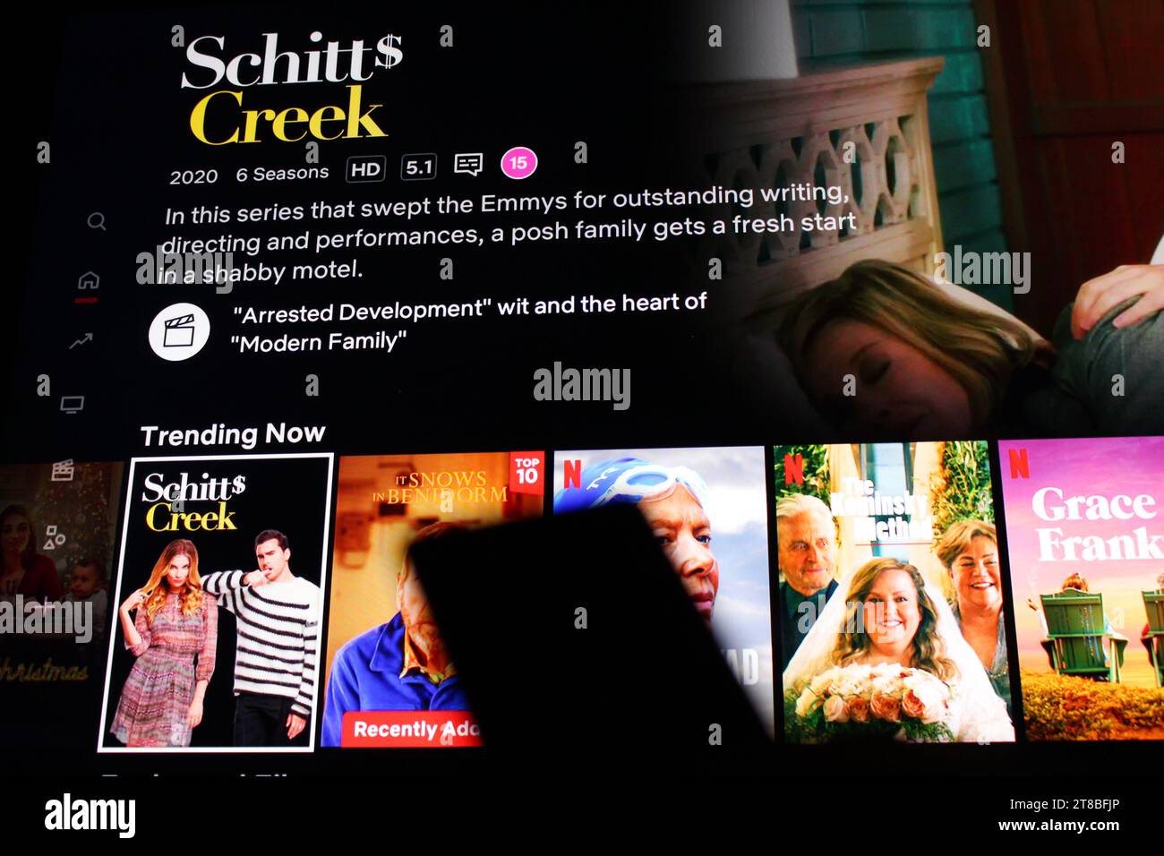 Schitts Creek on Netflix Stock Photo Alamy