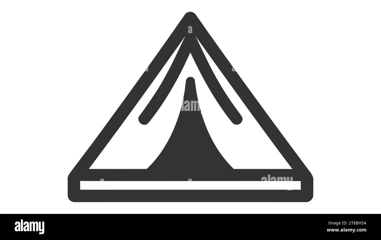 Tourist tent icon vector isolated on white background Stock Vector ...