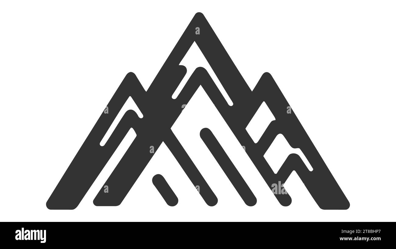 Mountain icon illustration isolated vector sign symbol Stock Vector ...