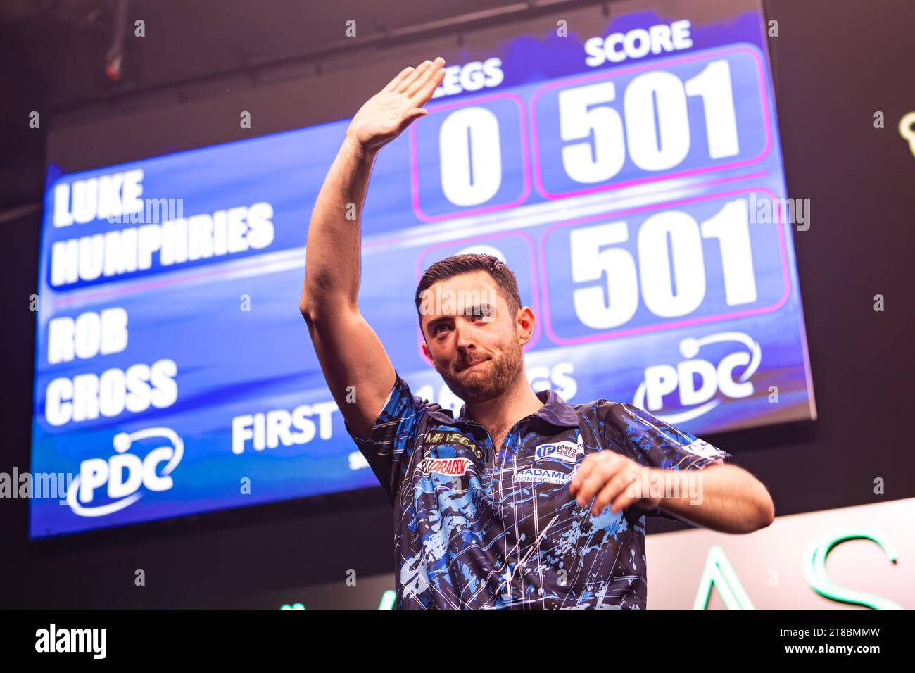 WV Active, Aldersley, Wolverhampton, UK. 19th Nov, 2023. 2023 PDC Grand