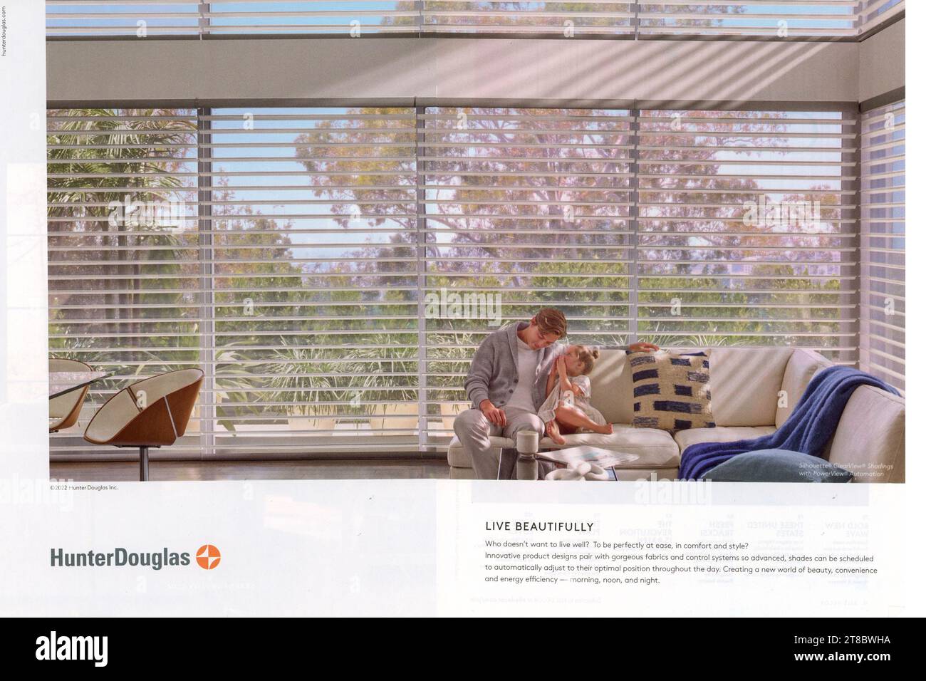 Elle Decor Magazine October 2023 Issue Advert, USA Stock Photo Alamy