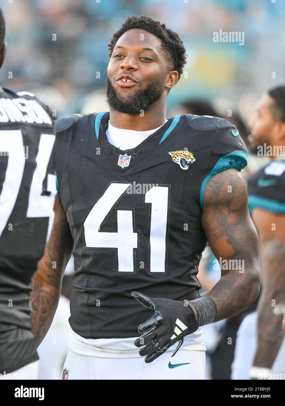 November 19, 2023 Jacksonville Jaguars linebacker Josh Allen (41) in