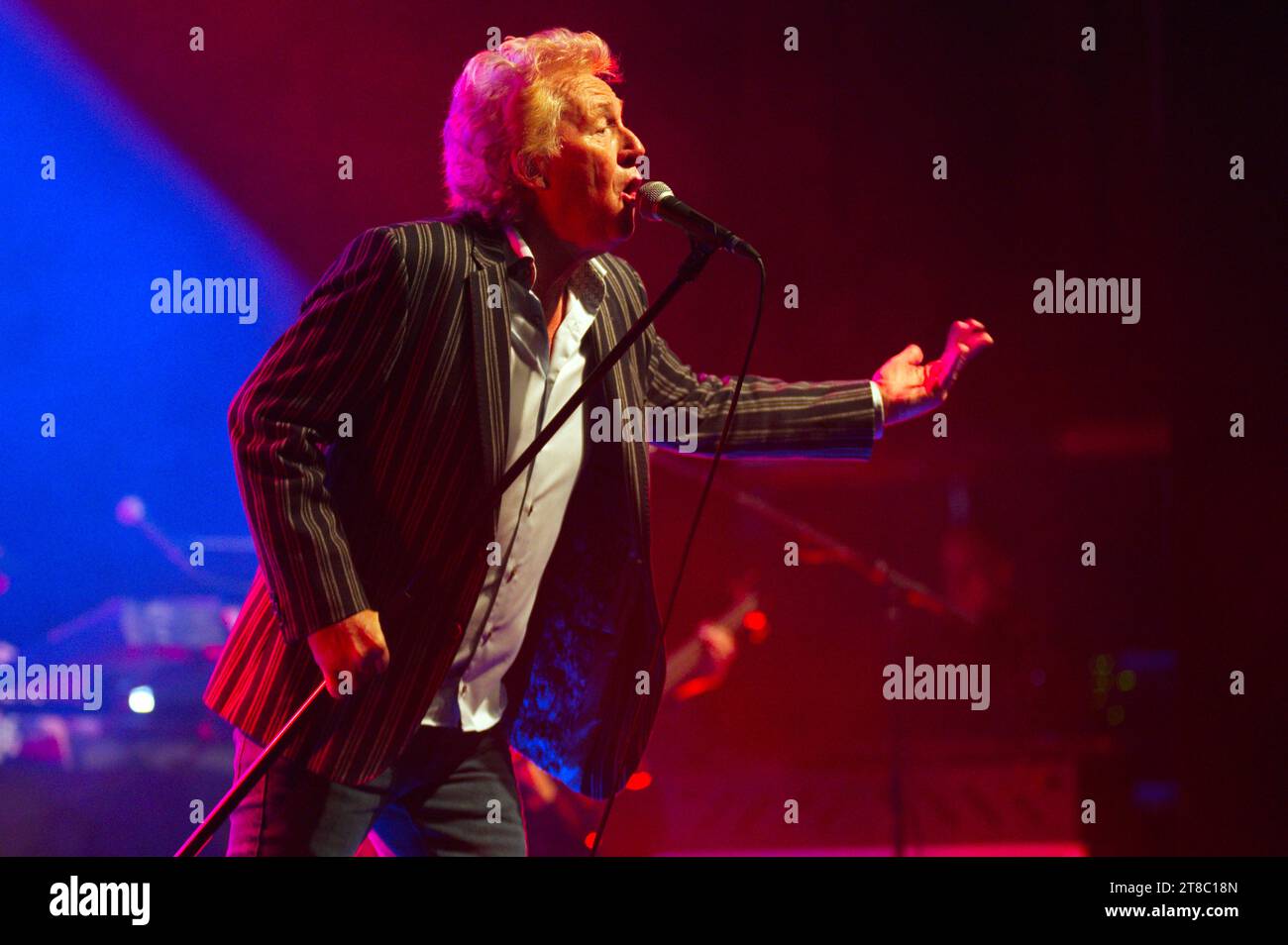 Robert Hart von Manfred Mann's Earth Band live bei einem Konzert im