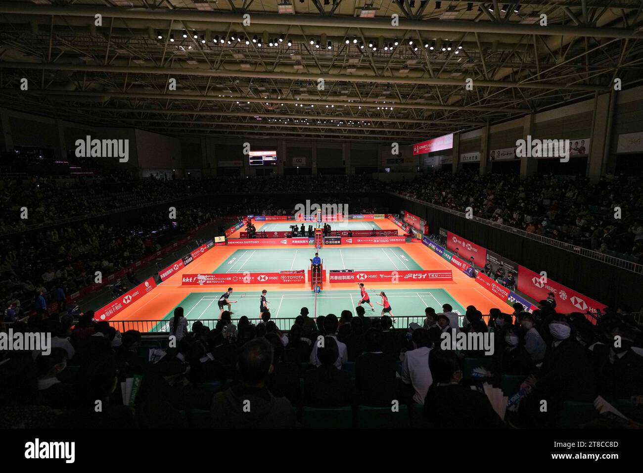 Kumamoto, Japan. 17th Nov, 2023. General view Badminton Kumamoto