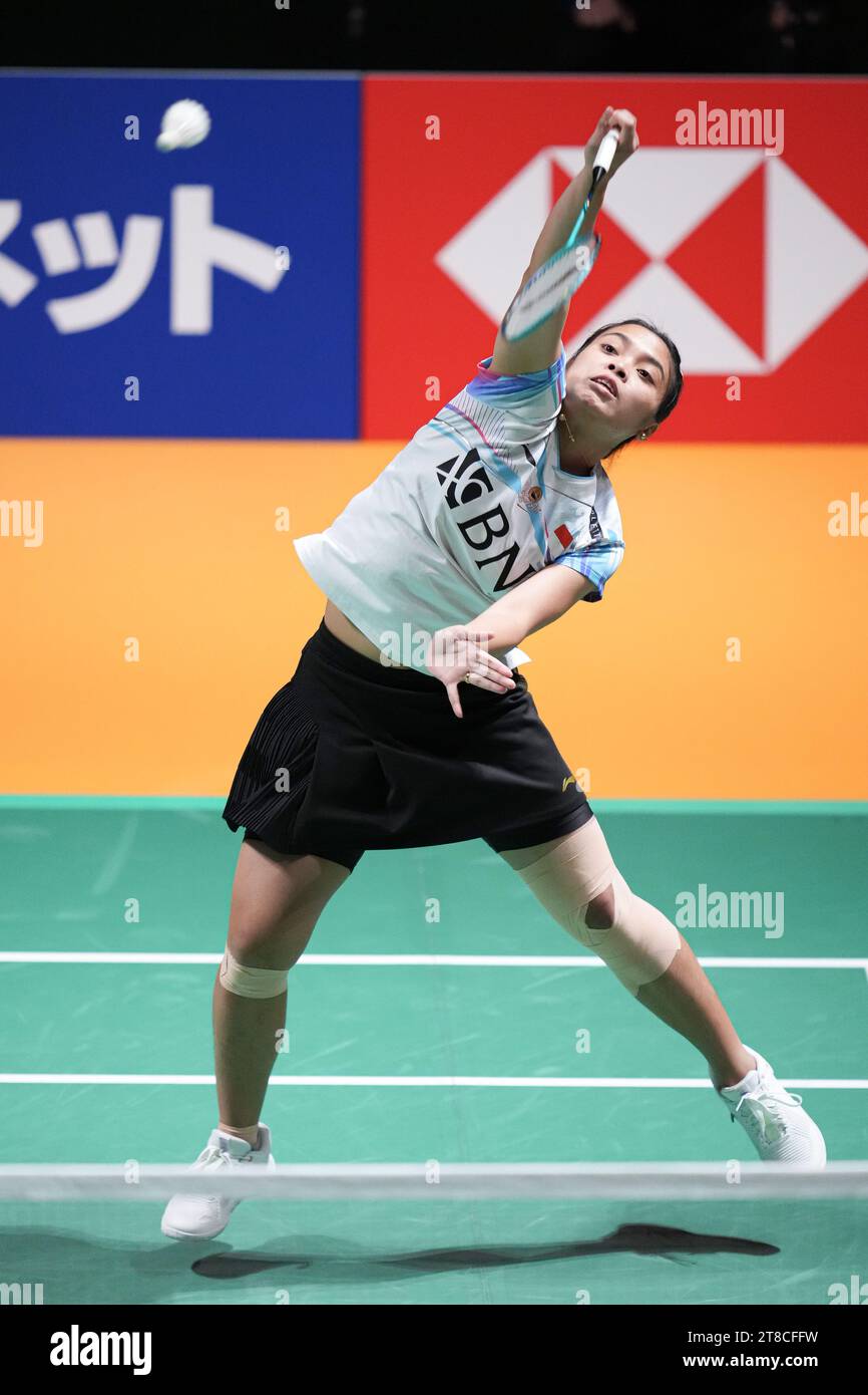 Kumamoto, Japan. 19th Nov, 2023. Gregoria Mariska Tunjung (INA