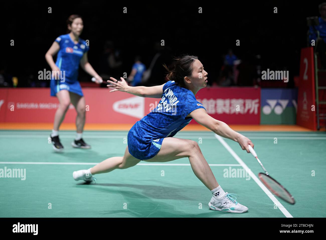 Kumamoto Japan 18th Nov 2023 Rena Miyaura Ayako Sakuramoto Jpn