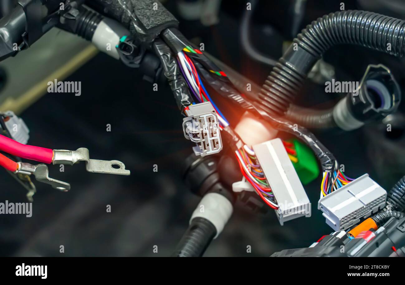 Wiring harness hi-res stock photography and images - Alamy