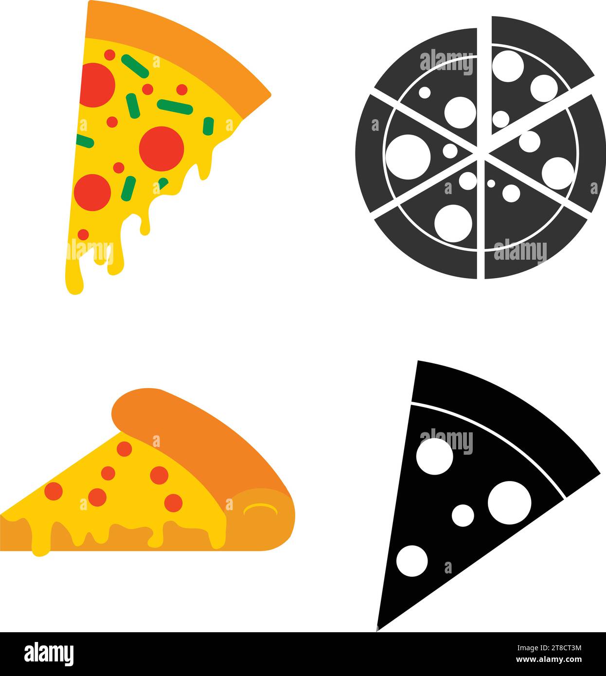 pizza icon vector illustration design Stock Vector