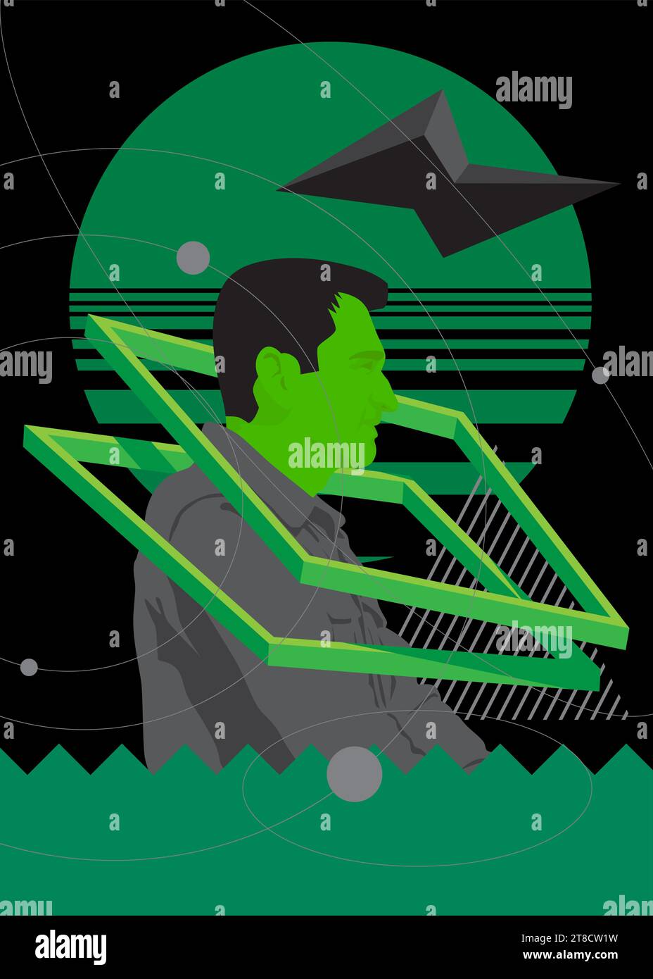 Black Color, Dark, Gray Color, Green Color, Emerald Green, Jade Green