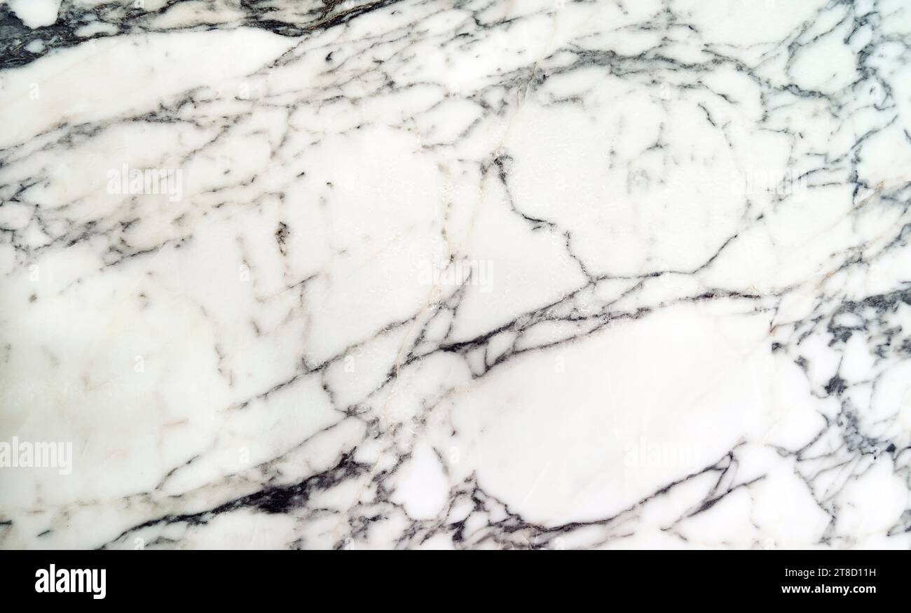 black and white marble pattern abstract background, creative texture of marble Stock Photo