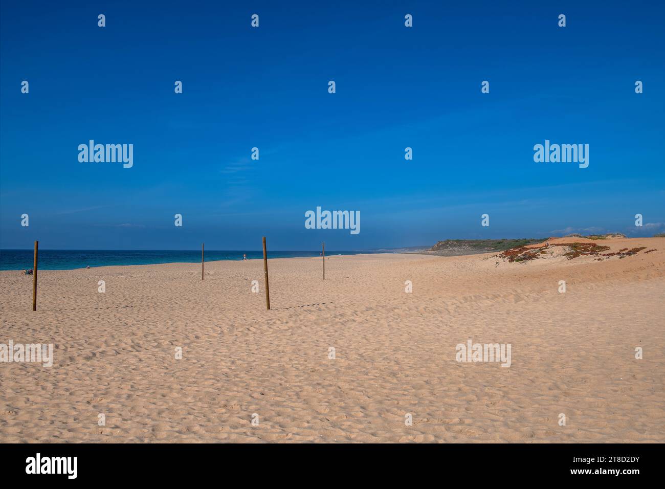 View of Melides beach, Alentejo, Portugal Stock Photo