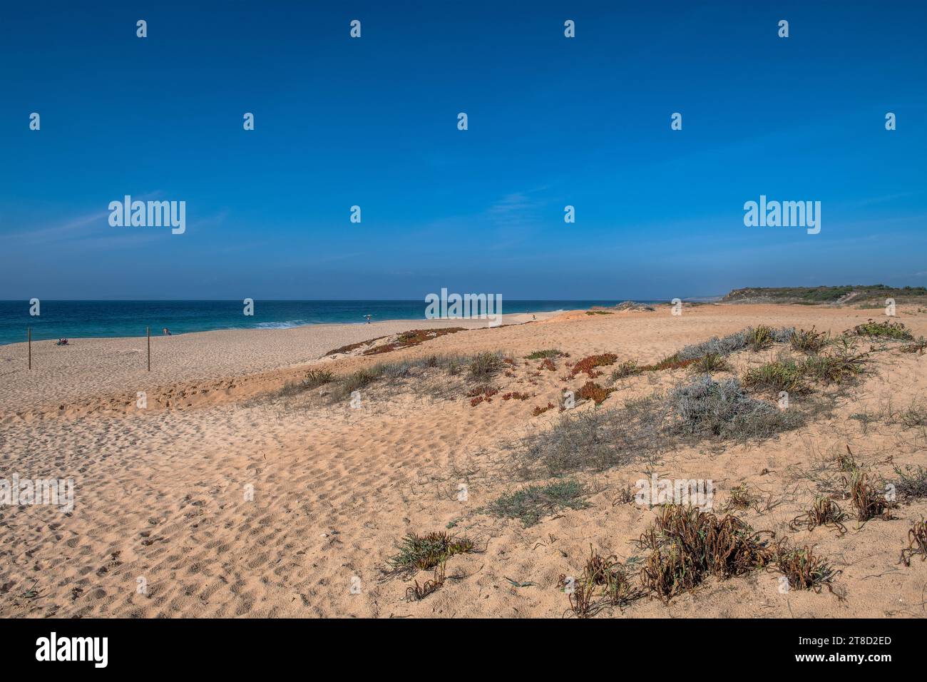View of Melides beach, Alentejo, Portugal Stock Photo