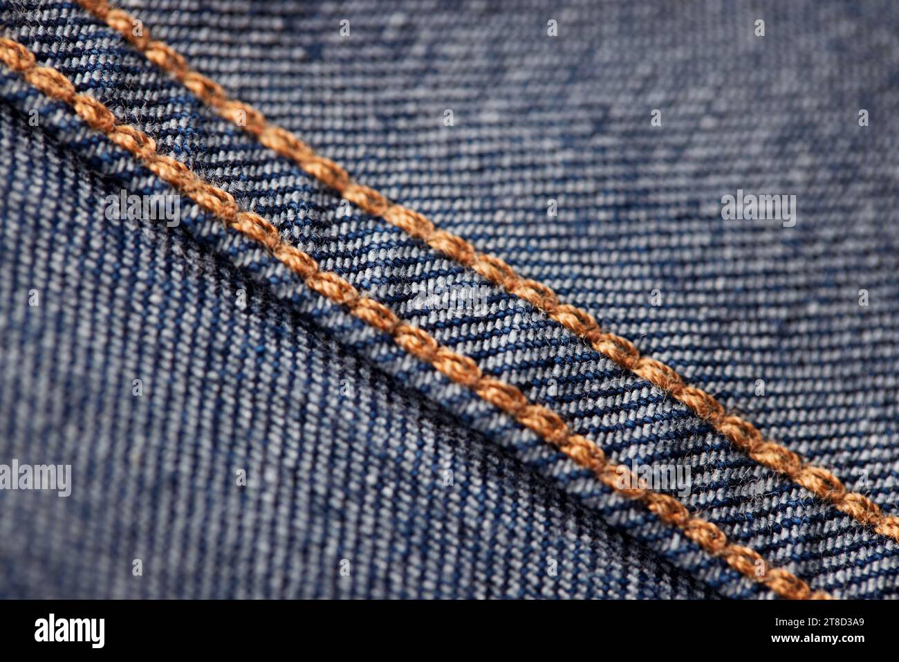 Seams Detail Cotton Jeans