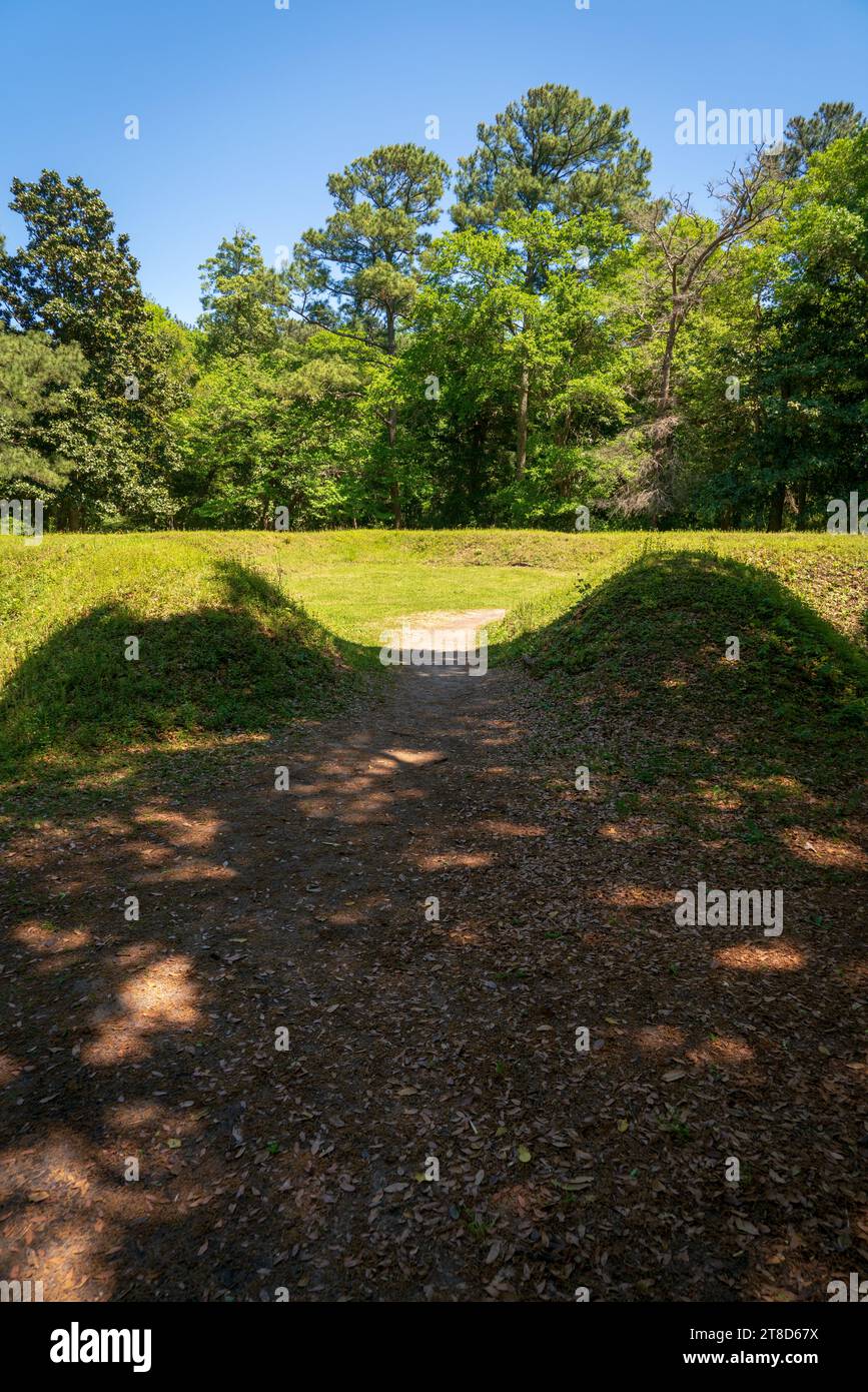 The First English Settlement in the United States, Fort Raleigh National Historic Site in North Carolina Stock Photo