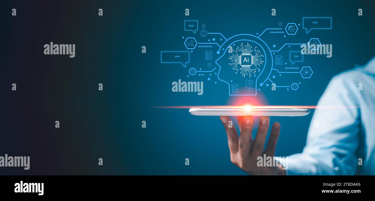 Artificial intelligence big data computer hi-res stock photography and ...
