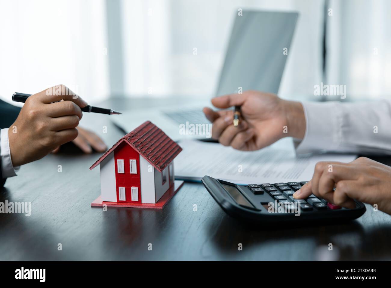 Estate agent and house hires stock photography and images Alamy