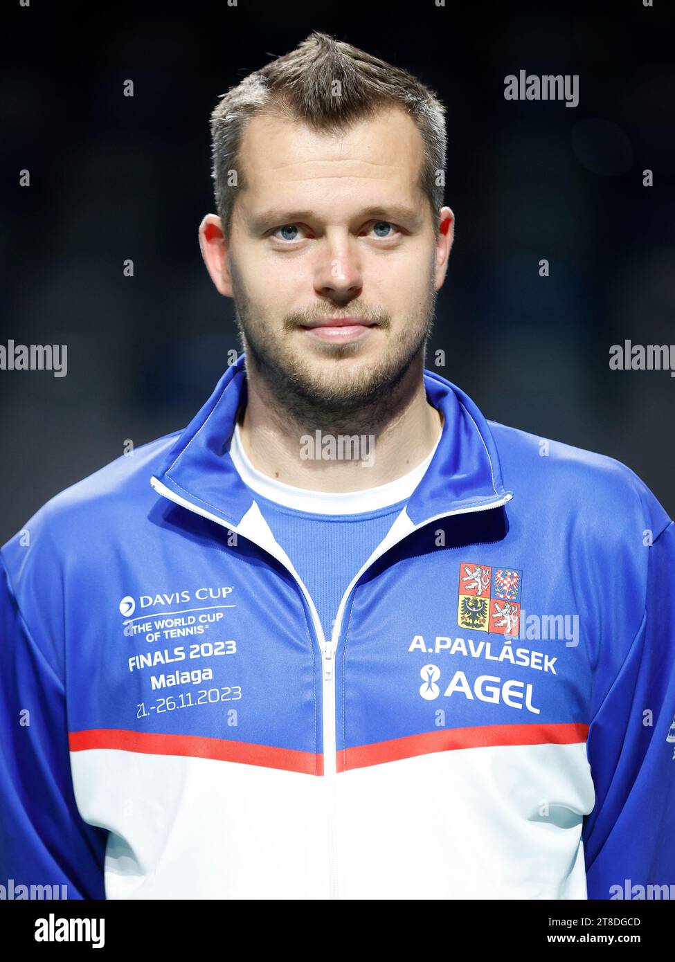 Czech Davis Cup Men team member Adam Pavlasek poses for a portrait ...