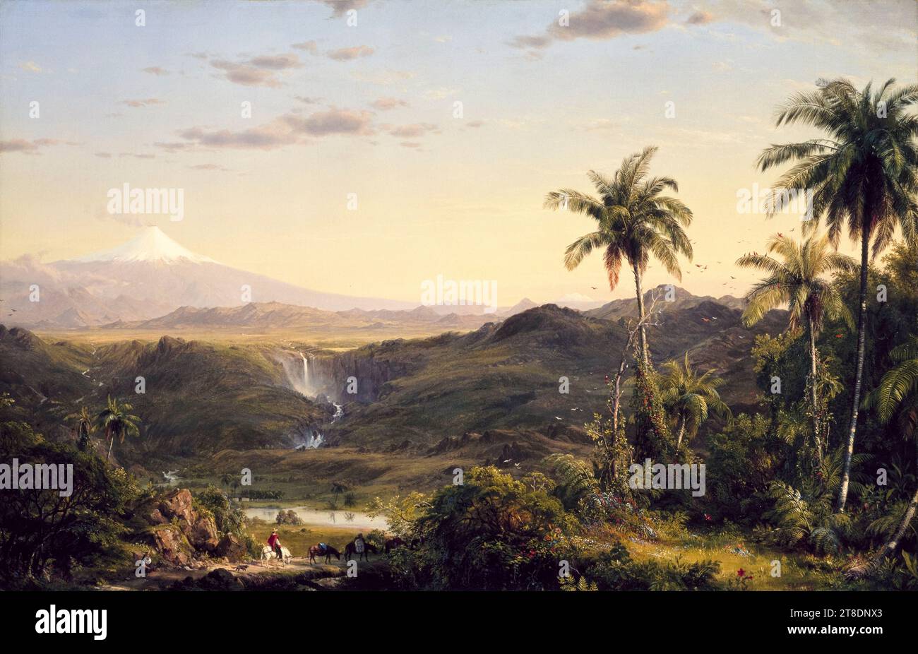 Frederic Edwin Church, Cotopaxi, landscape painting in oil on canvas
