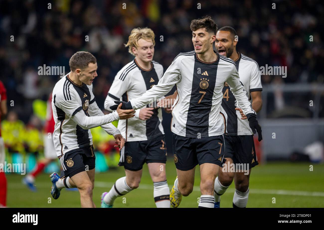 Berlin, Germany. 18th Nov 2023. Torjubel: Kai Havertz (Deutschland
