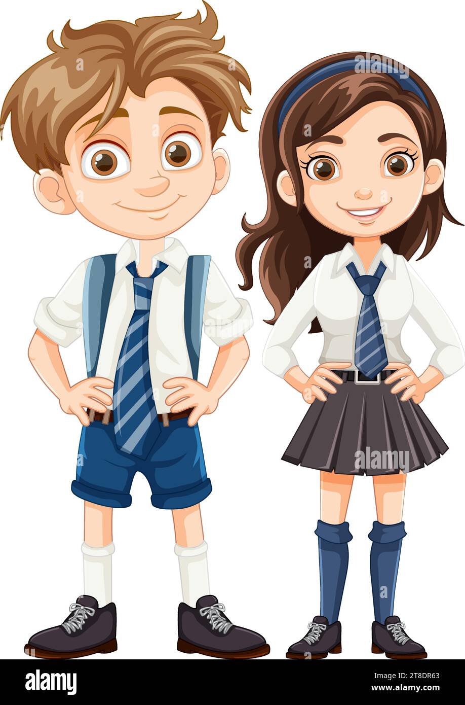 School Uniform Cartoon Book At Mary Sims Blog