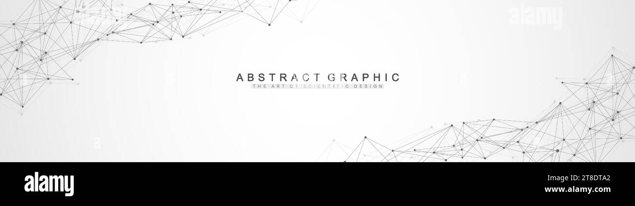 Global network connection banner design template. Header social network ...