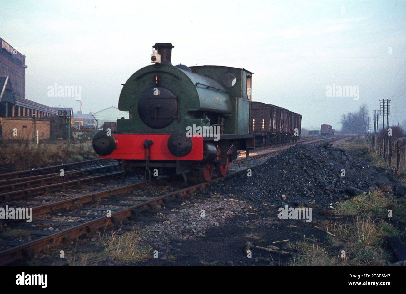 Two weeks spent travelling around West Germany by train photographing Steam Locomotives Stock Photo