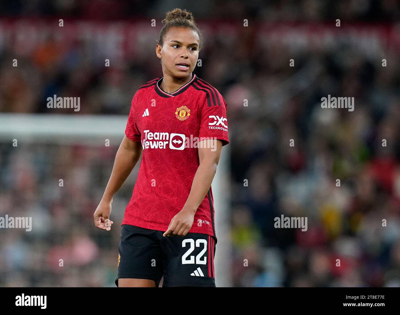 Manchester, UK. 19th Nov, 2023. Nikita Parris of Manchester Utd during the The FA Women's Super League match at Old Trafford, Manchester. Picture credit should read: Andrew Yates/Sportimage Credit: Sportimage Ltd/Alamy Live News Stock Photo
