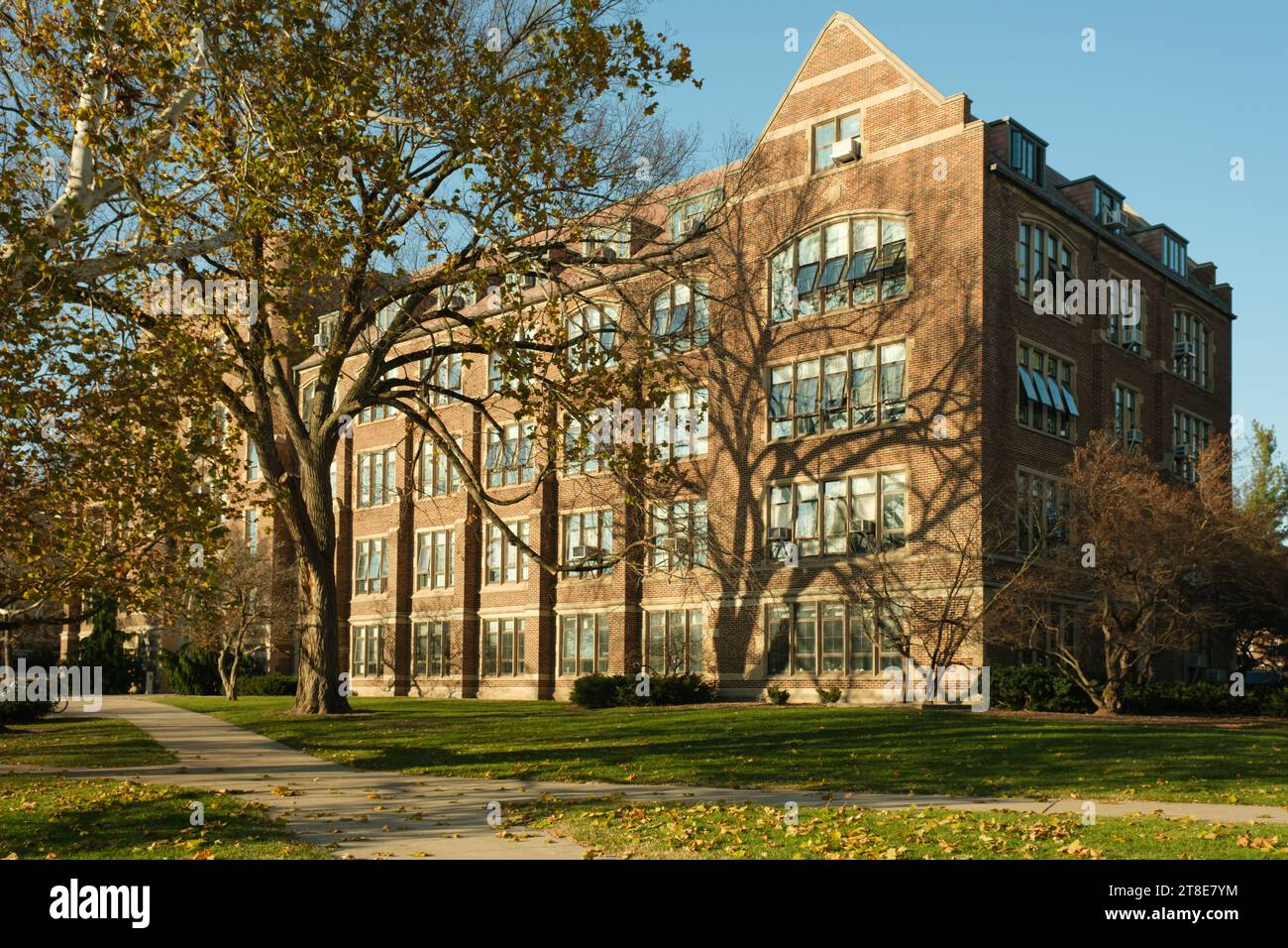 The Human Ecology Building, on the campus of Michigan State University, East Lansing Michigan USA Stock Photo
