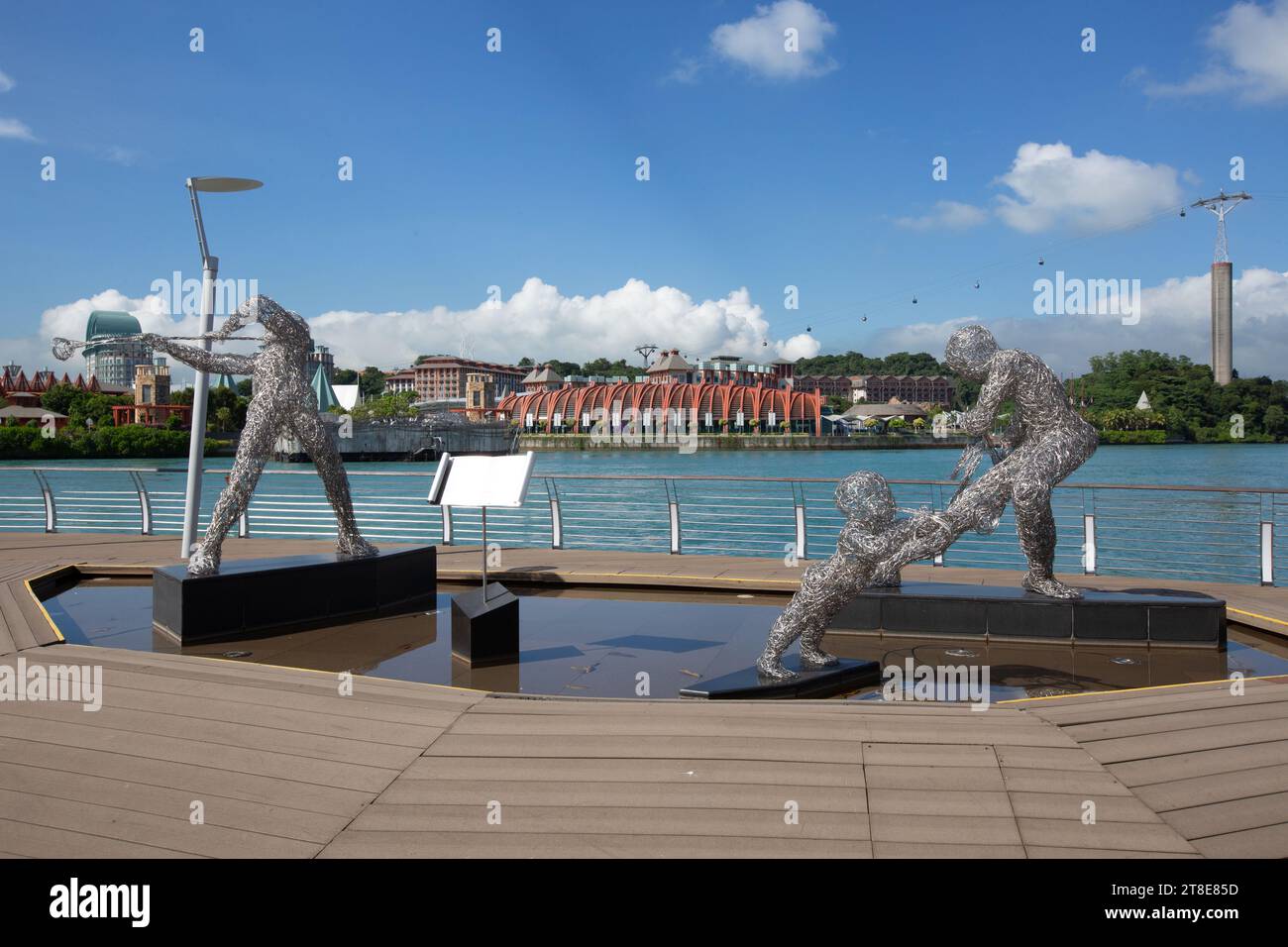 Sculpture made of stainless steel and wire rod, titled Reverie