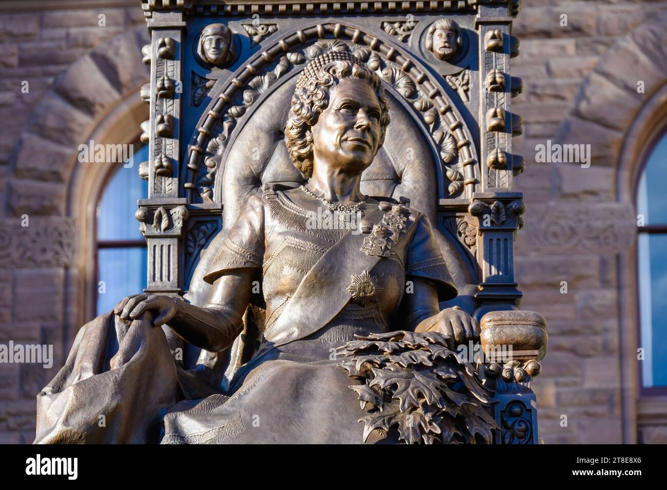 Toronto, Canada Nov 18, 2023 The new sculpture or statue of Queen