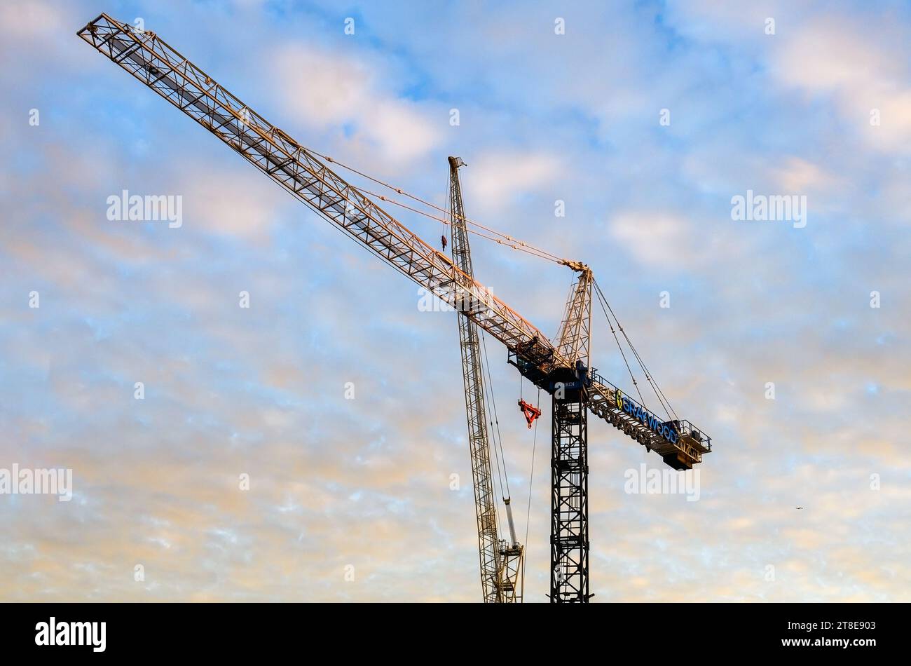 Crane or construction equipment in Toronto, Canada Stock Photo Alamy