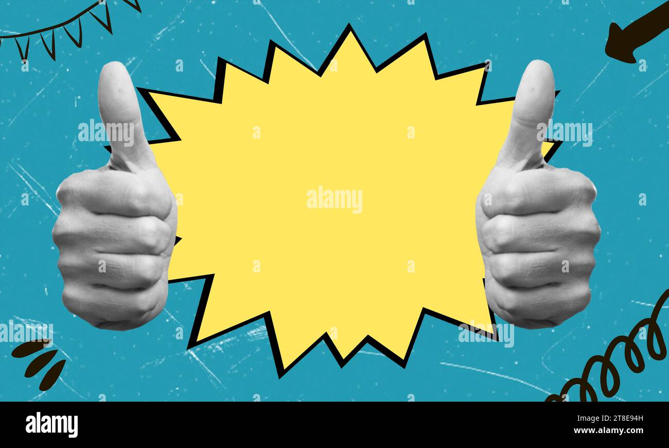 artistic-collage-depicting-large-symbol-of-thumbs-up-gesture-inside